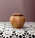 Michael D. Mode Ooak Turned Wooden Vessel Withlid Signed By Artist