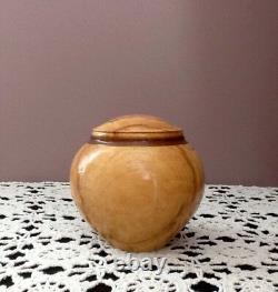 Michael D. Mode OOAK Turned Wooden Vessel WithLid Signed By Artist