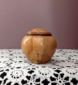 Michael D. Mode OOAK Turned Wooden Vessel WithLid Signed By Artist