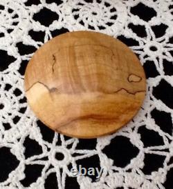 Michael D. Mode OOAK Turned Wooden Vessel WithLid Signed By Artist