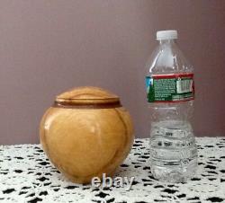 Michael D. Mode OOAK Turned Wooden Vessel WithLid Signed By Artist