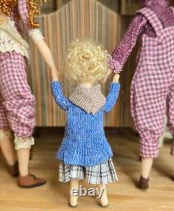 Miniature Dollhouse Polymer Art Doll Cosydolls Agne Mikalauskiene Little Girl