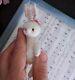 Miniature Teddy Bunny. Ooak Art Doll. Miniature Rabbit