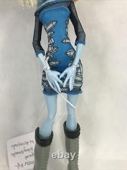 Monster High Abbey Bominable OOAK Repaint BJD Artist retrograde Faceup Art Doll