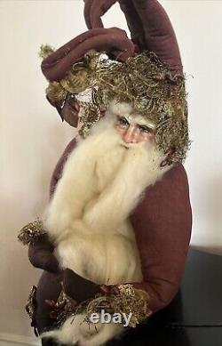 Mother's Day Collectible Santa Doll Signed by PAT THOMPSON VLASTA Victorian