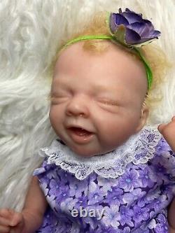 NEW 12 micro preemie baby girl reborn artist Peg Spencer PLEASE SEE ALL BABIES