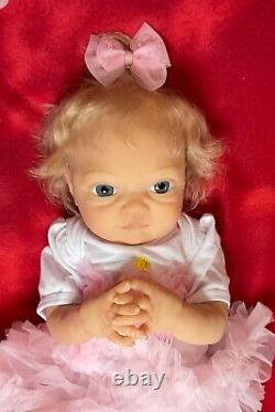 NEW 18.5 Natalie bountiful baby girl full limbs reborn artist Peg Spencer