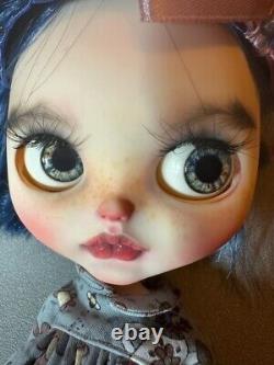 NEW! Bleau OOAK Custom TBL Blythe Fashion Doll. See her sweet veins USA artist