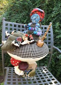 NEW OOAK Handmade Alice in Wonderland ABSOLEM the caterpillar Collectable Text