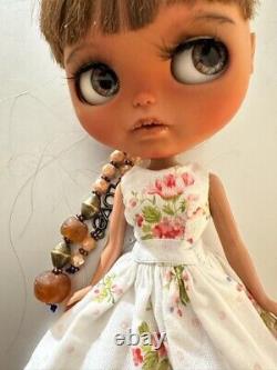 NEW USA Artist Blythe Doll Customized Wednesday Addams