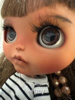 NEW USA Artist Blythe Doll Customized Wednesday Addams