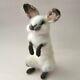 Needle Felted Bunny Rabbit 7 Handmade Animal Sculpture Art By Tamara