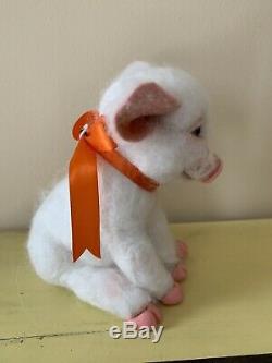 Needle Felted Piggy Pig Piglet Casper By Robin Andreae