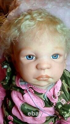 New Artist 24 6 mo. Chubby baby Eliza by Sheila Michael reborn by Peg Spencer