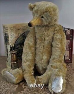 OOAK 21 Artist English Mohair Growler Bear Grenadier From Lesley & The Bears