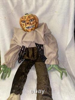 OOAK 30 PUMPKIN Zombie Halloween Doll Handmade Artist Jon May 1997