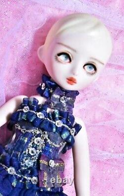OOAK Artist BJD Bisque Art Doll Wig Lolita Baby Mignonette Qeromalion Japan 18cm