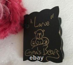 OOAK Artist Bear By Emma's Bears Larve 12 inches Mohair