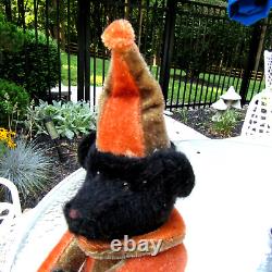 OOAK Artist GARY NETT Teddy Bear Halloween Fall jester MOHAIR jointed roly poly