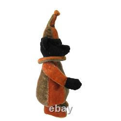 OOAK Artist GARY NETT Teddy Bear Halloween Fall jester MOHAIR jointed roly poly