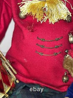 OOAK Artist Handcrafted Sculptured Polymer Christmas Doll Toy Soldier 23