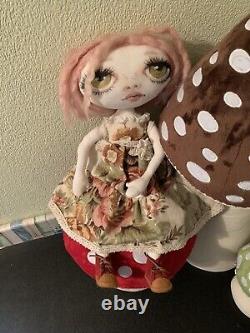 OOAK Artist Made Art Doll. Handmade Rag Doll Last Listing Free P&P Ship GSP