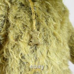 OOAK Artist Teddy Bear SHARON BARRON Charles vintage 16 mohair Aviator jacket