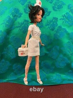 OOAK Betty Boop nurse barbie Doll Handmade Custom Collector Unique Fan Art