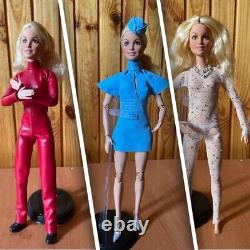 OOAK Britney Spears Doll Flight attendant, red catsuit, diamonds catsuit pack