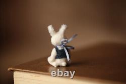 OOAK Bunny Miniature Artist Spring Bunny Handmade Toy Doll House KamilaKW