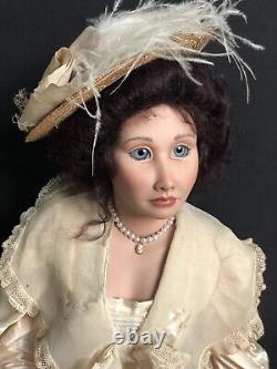 OOAK Collectible Porcelain 28 Doll Georgia by artist Amy Burgess