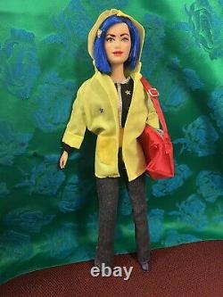 OOAK Coraline barbie Doll Handmade Custom Collector Unique Fan Art Repaint