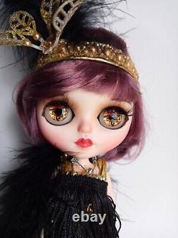 OOAK Custom Blythe Doll 1920's Style FLAPPER withOutfit & Accessories
