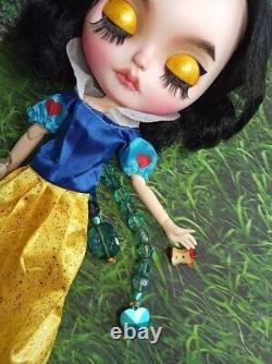 OOAK Custom Blythe Doll Snow White
