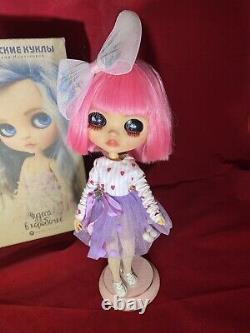 OOAK Custom Icy Girl Blythe Doll Artist Blythe is love US Seller