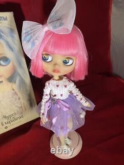 OOAK Custom Icy Girl Blythe Doll Artist Blythe is love US Seller