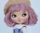 Ooak Custom Neo Tbl Blythe Icy Doll Happy Lavender Hair Hanydolls Artist