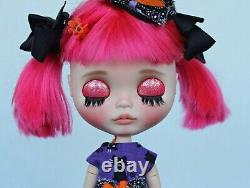 OOAK Custom Neo TBL Factory Fake Blythe Doll Hot Pink Hair Girl