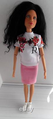 OOAK Custom Repainted Dressed Barbie doll Mohair MTM Body by Artist Donna Anne