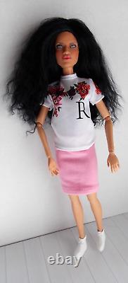 OOAK Custom Repainted Dressed Barbie doll Mohair MTM Body by Artist Donna Anne