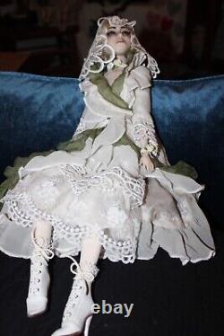 OOAK Doll From Poland Elaborately Dressed And In Mint Condition