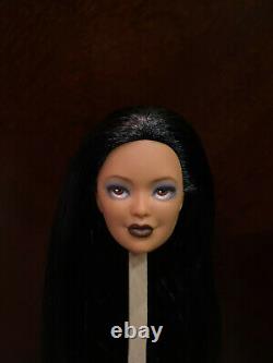 OOAK Fully Repainted Barbie Kira Kayla Asian doll head Catherine Zeta Jones