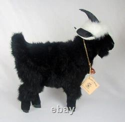 OOAK Hand-Made Artist Sharon Sutton House'92 Bobby 15 Fur Goat Statue Figurine