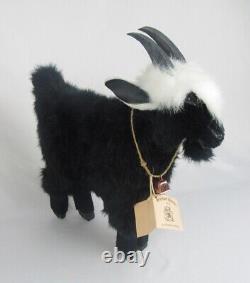 OOAK Hand-Made Artist Sharon Sutton House'92 Bobby 15 Fur Goat Statue Figurine