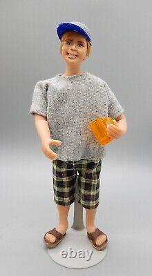 OOAK Hand Sculpted Frat Boy Doll Darla Knox Artisan Dollhouse Miniature 112