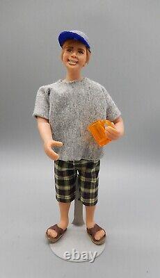 OOAK Hand Sculpted Frat Boy Doll Darla Knox Artisan Dollhouse Miniature 112