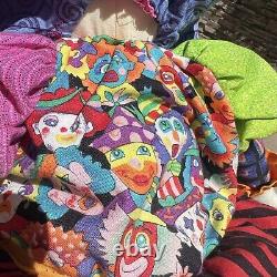 OOAK Handmade Elaborate Colorful Fabric Art Whimsical Jester Doll 20