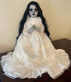 OOAK Horror Art Doll Creepy Scary Evil Handmade Halloween Prop Fallen Angel Girl