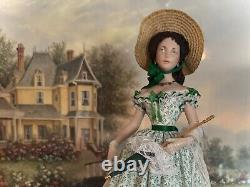 OOAK Jamalea Corre Handmade Bisque Doll Scarlett Gone with the Wind Figurine EUC