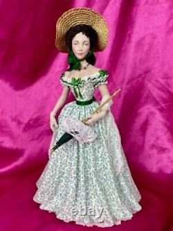 OOAK Jamalea Corre Handmade Bisque Doll Scarlett Gone with the Wind Figurine EUC